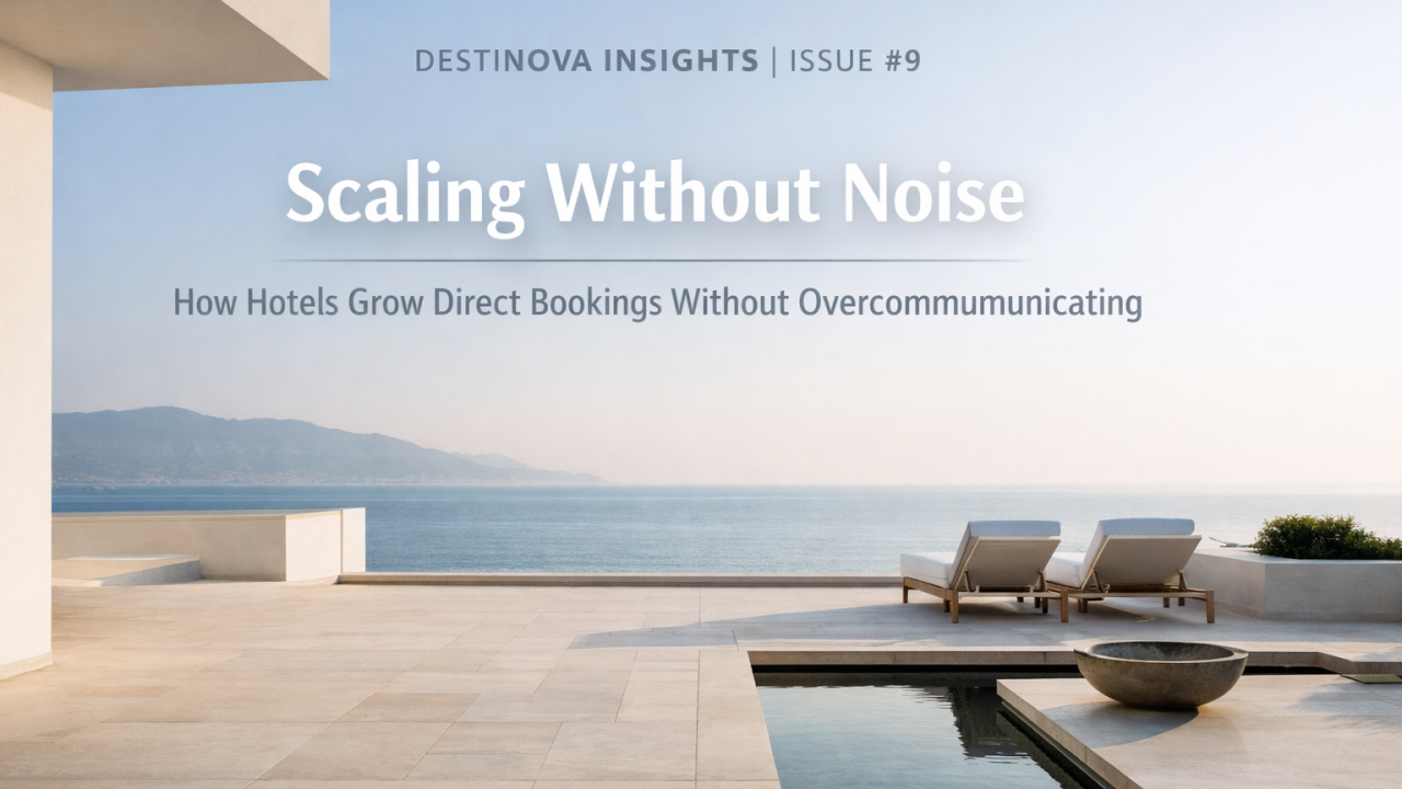 Scaling Without Noise: How Hotels Grow Direct Bookings Without Overcommunicating